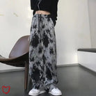 Black Tie Dye Grunge Pants - The Cursed Closet