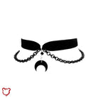 Black Velvet Moon Choker - The Cursed Closet
