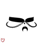Black Velvet Moon Choker - The Cursed Closet