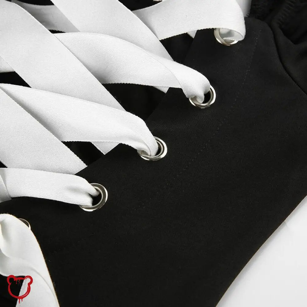 Black & White Lace Dress' - The Cursed Closet