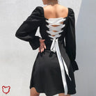 Black & White Lace Dress' - The Cursed Closet