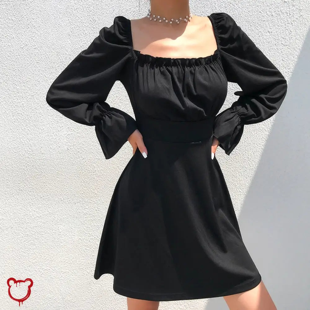 Black & White Lace Dress' - The Cursed Closet