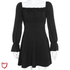 Black & White Lace Dress' - The Cursed Closet