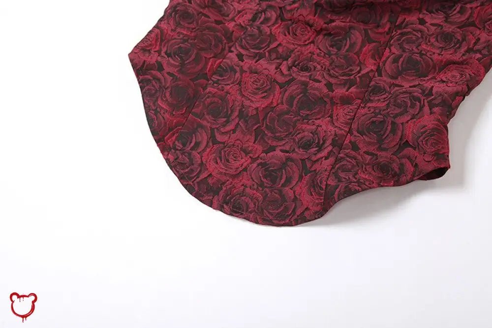 Blood Rose Strapless Top. - The Cursed Closet