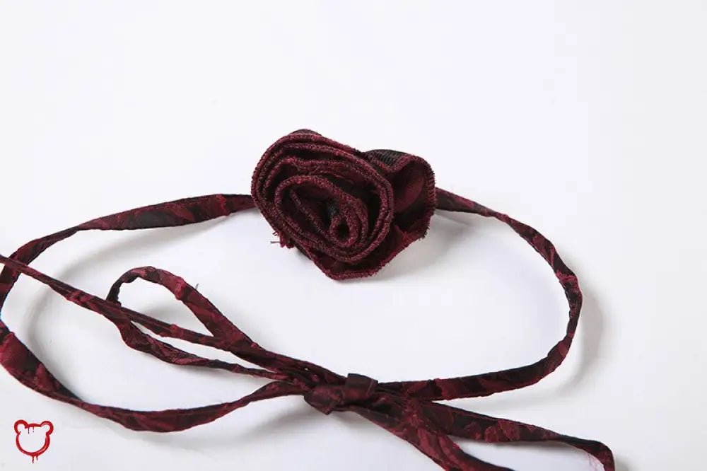 Blood Rose Strapless Top. - The Cursed Closet