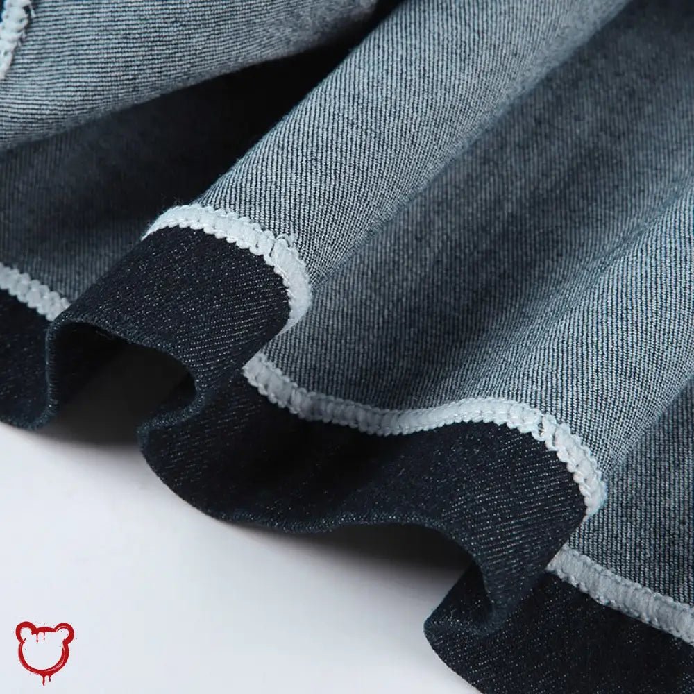 Blue Grunge Denim Dress Inbound - The Cursed Closet