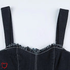 Blue Grunge Denim Dress Inbound - The Cursed Closet