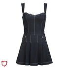 Blue Grunge Denim Dress Inbound - The Cursed Closet