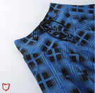 Blue plaid skirt - The Cursed Closet