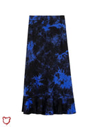 Blue Tie Dye Skirt - The Cursed Closet