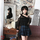 Blues' Plaid Dress - The Cursed Closet