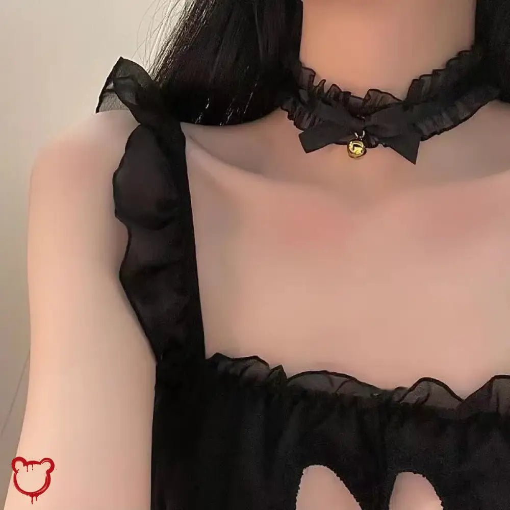 "Bowknot Choker: Cute Kawaii Lolita" - The Cursed Closet