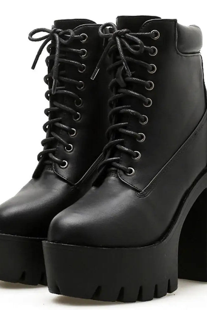 Casual Leather Mind Boots'