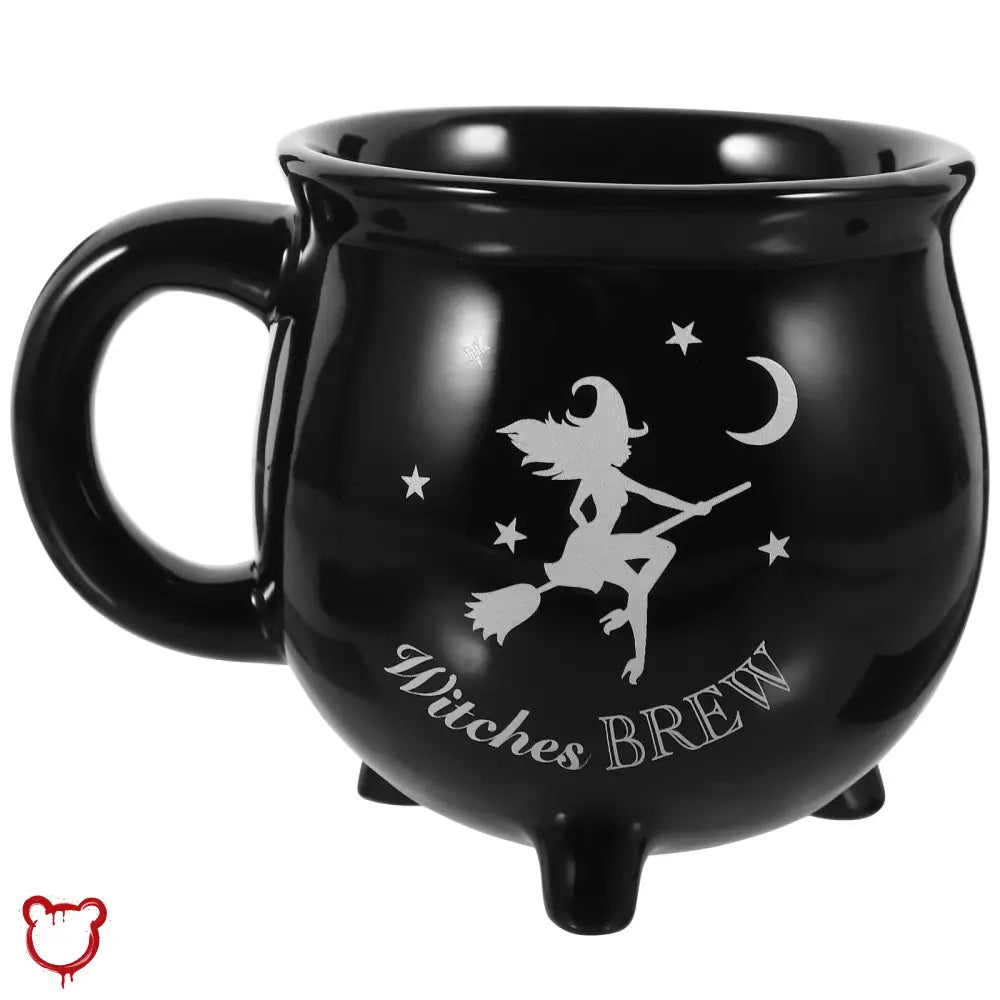 Cauldron Witch Ceramic Mug - The Cursed Closet
