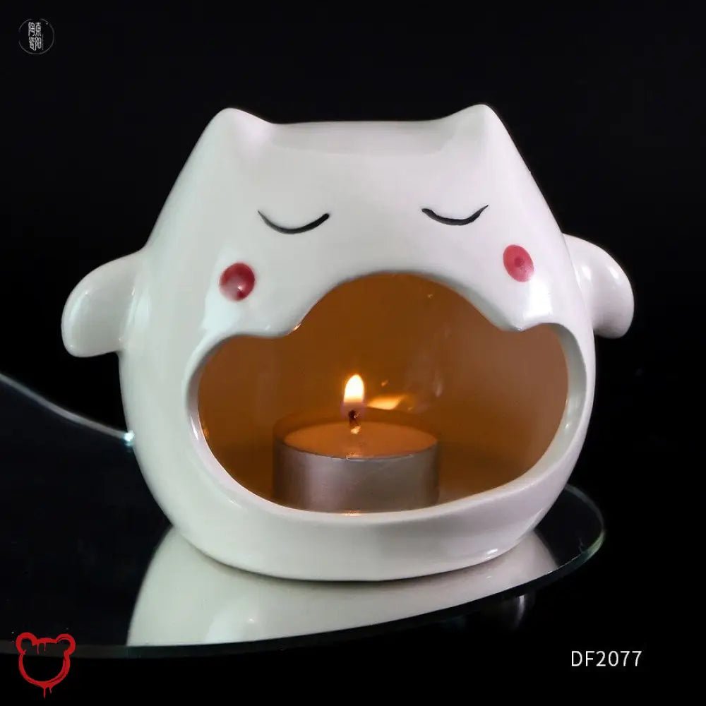 Ceramic Ghost Candle Holder - The Cursed Closet