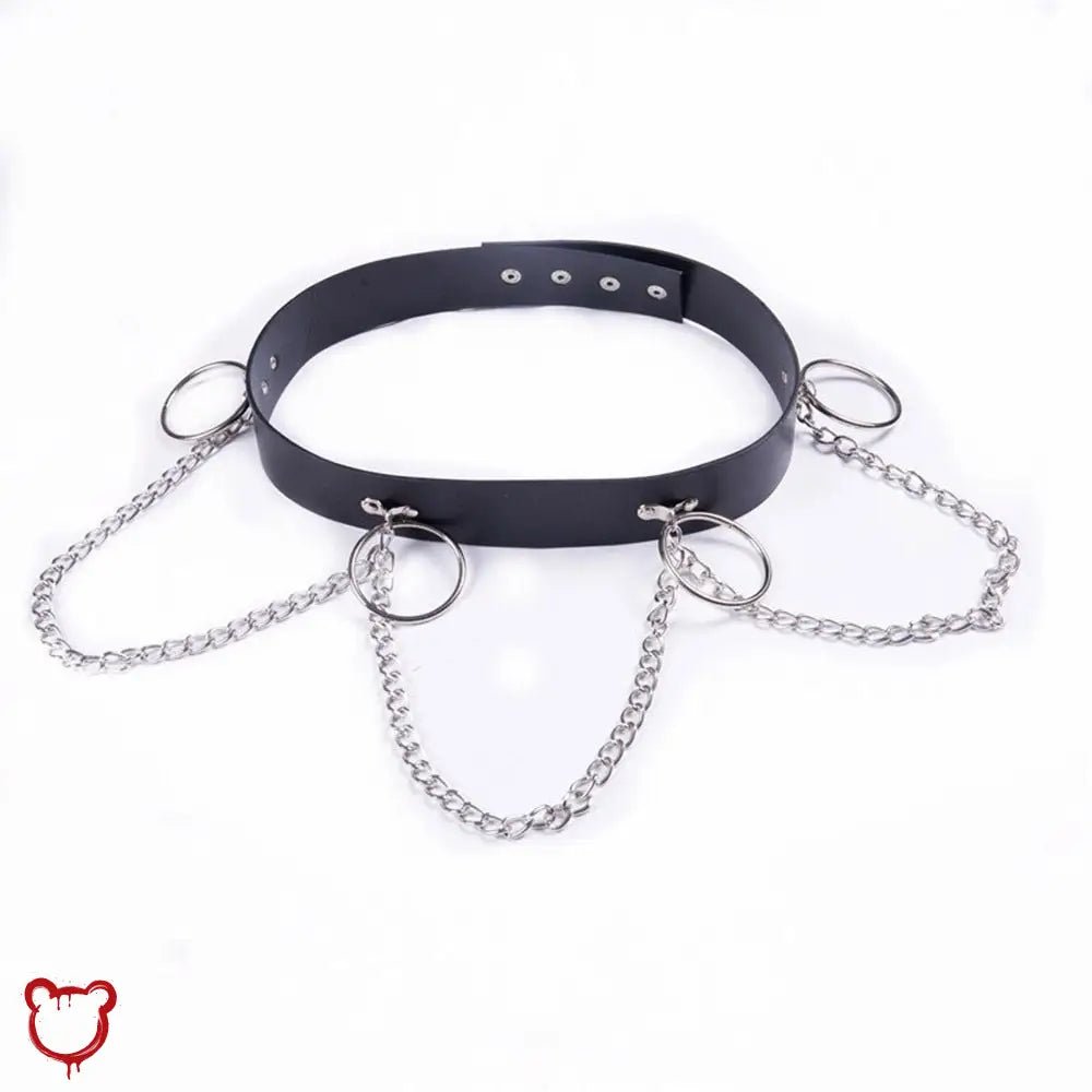 Chain Ring Faux Belt - The Cursed Closet