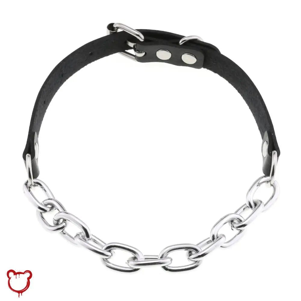 "Chic Black Chain Necklace" - The Cursed Closet