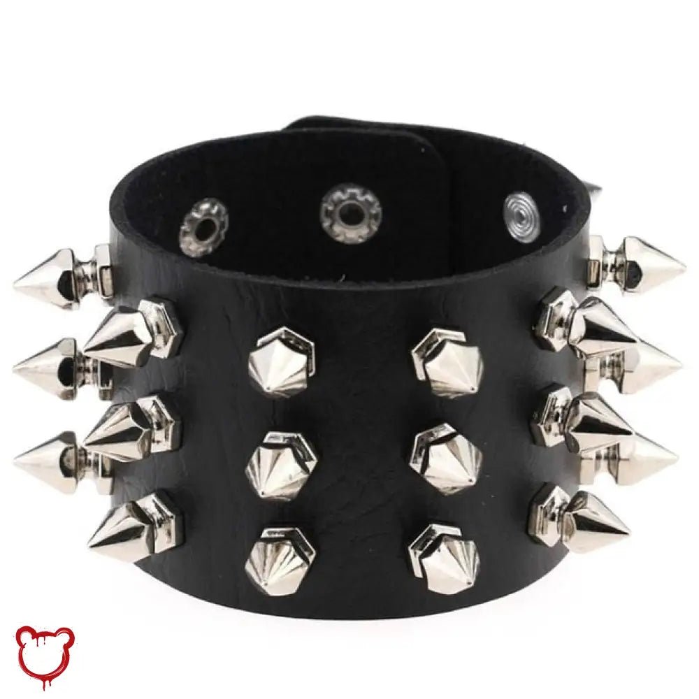 Cobra's Spike Black Bracelet - The Cursed Closet