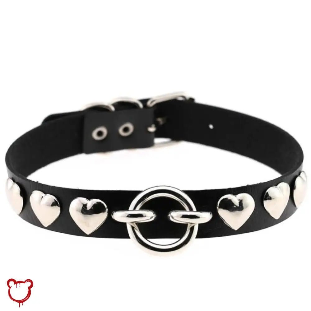 Colorful Heart Choker - The Cursed Closet