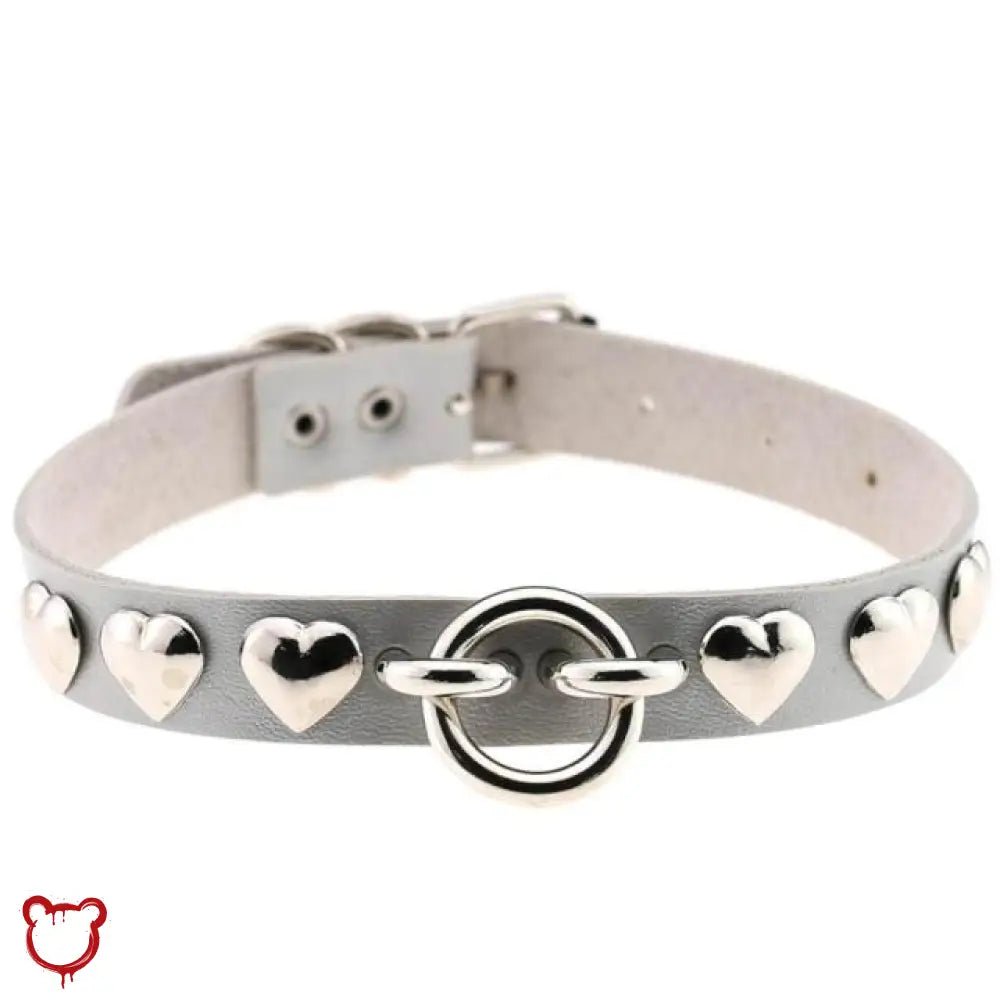Colorful Heart Choker - The Cursed Closet