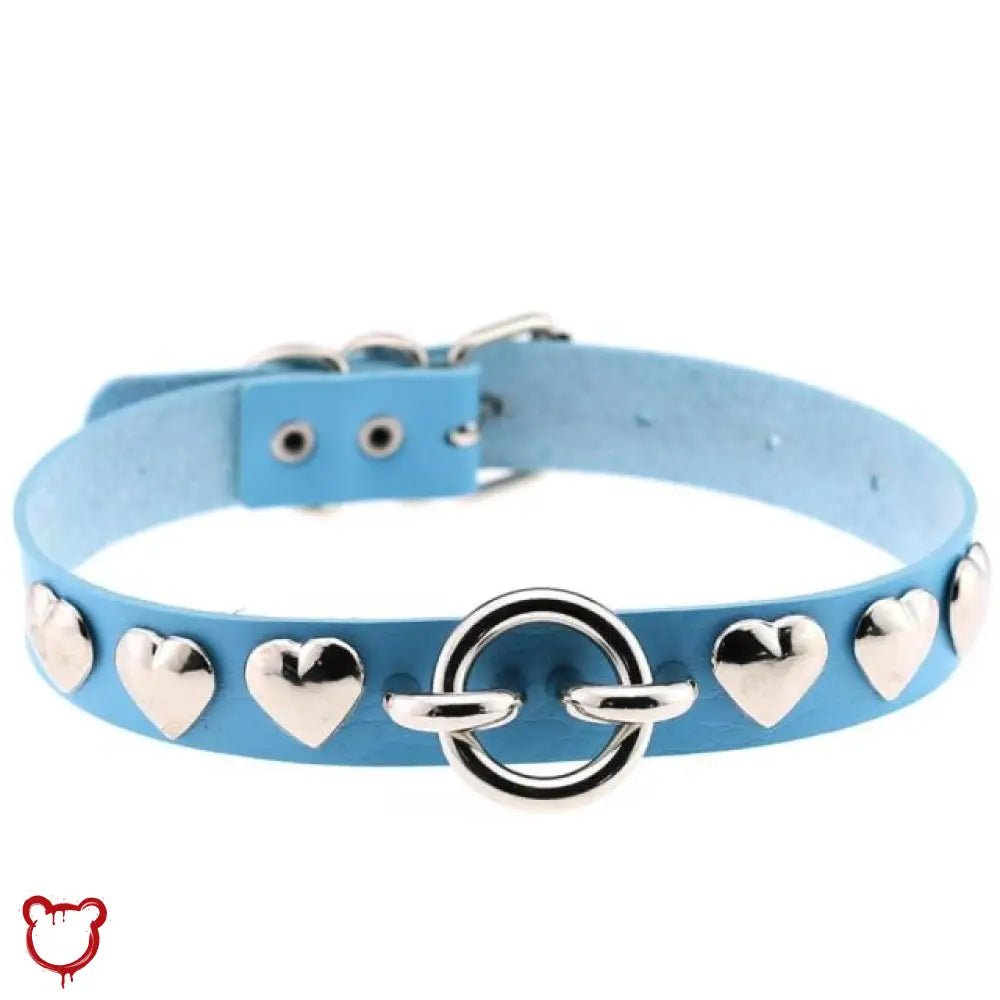 Colorful Heart Choker - The Cursed Closet