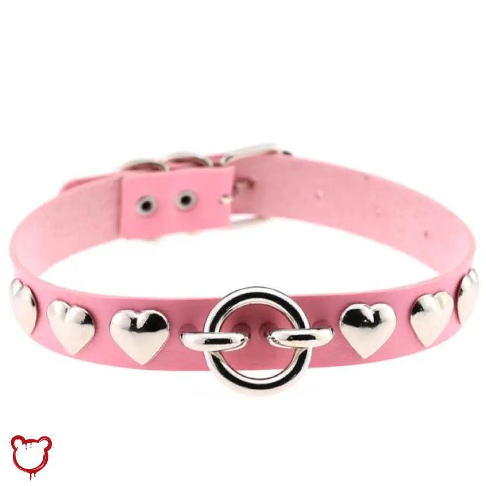 Colorful Heart Choker - The Cursed Closet