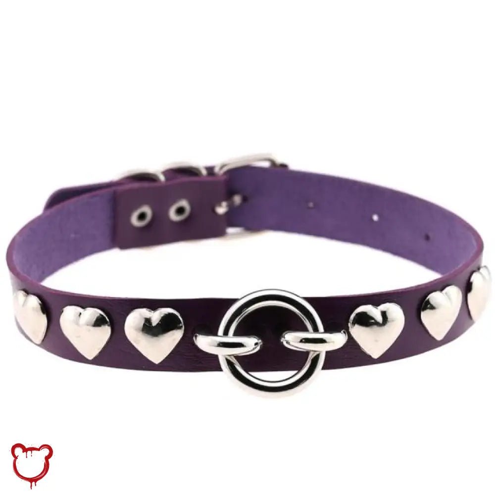 Colorful Heart Choker - The Cursed Closet