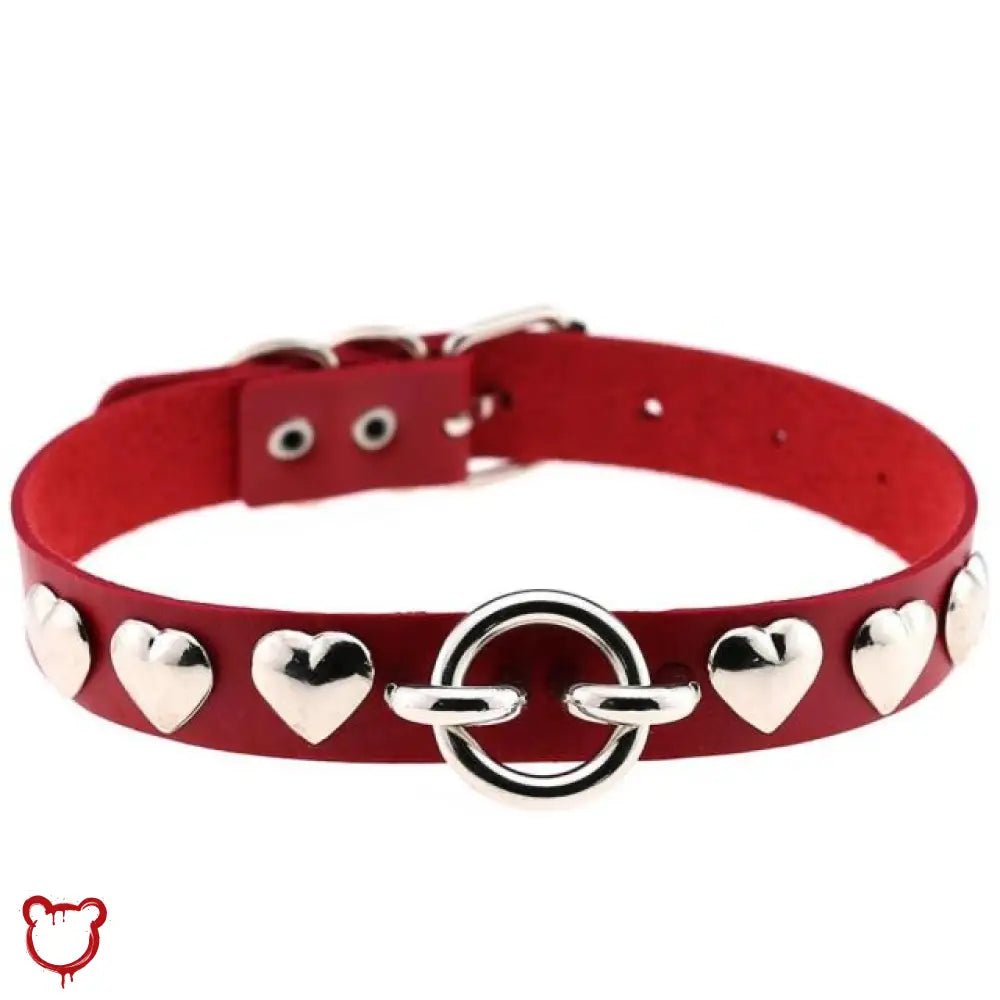Colorful Heart Choker - The Cursed Closet