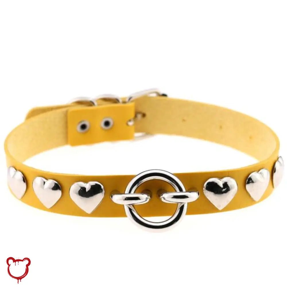 Colorful Heart Choker - The Cursed Closet