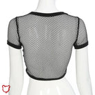Courtney's Gothic Fishnet Top - The Cursed Closet