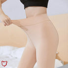 Cozy Beige Thermal Tights Clothing