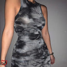 Creepshow' Tie Dye Grunge Dress - The Cursed Closet