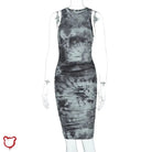 Creepshow' Tie Dye Grunge Dress - The Cursed Closet