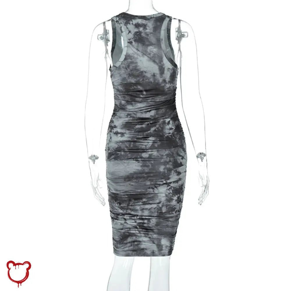 Creepshow' Tie Dye Grunge Dress - The Cursed Closet