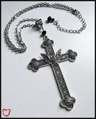 Cross Bat Necklace - The Cursed Closet