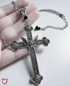 Cross Bat Necklace - The Cursed Closet