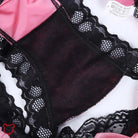 Crotchless Bow Underwear - Easy Access - The Cursed Closet