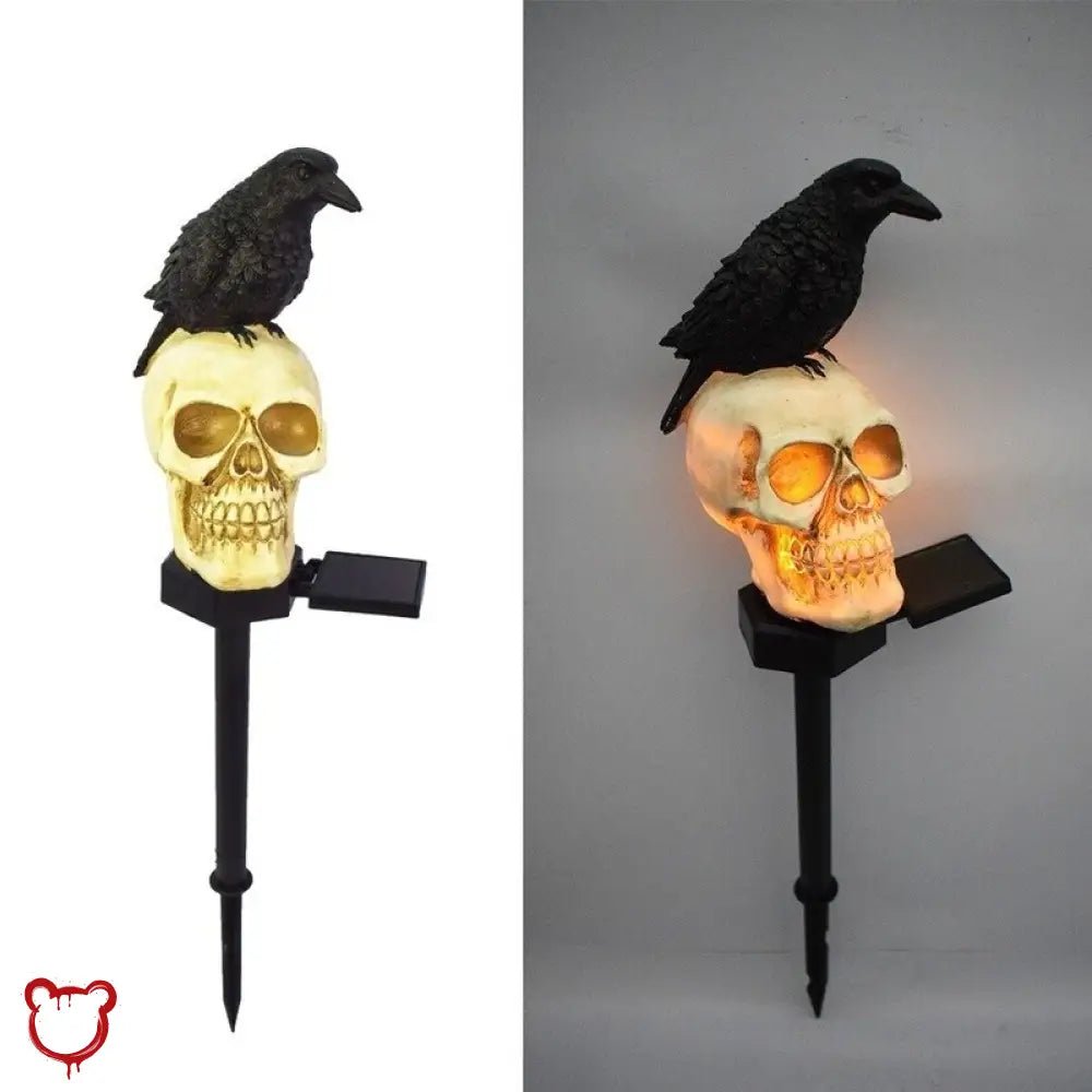 Crow Bones Outdoor Lights - The Cursed Closet