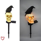 Crow Bones Outdoor Lights - The Cursed Closet
