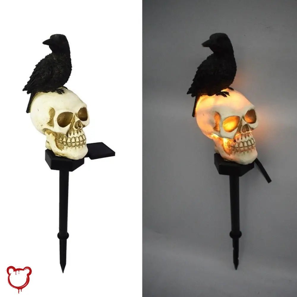 Crow Bones Outdoor Lights - The Cursed Closet