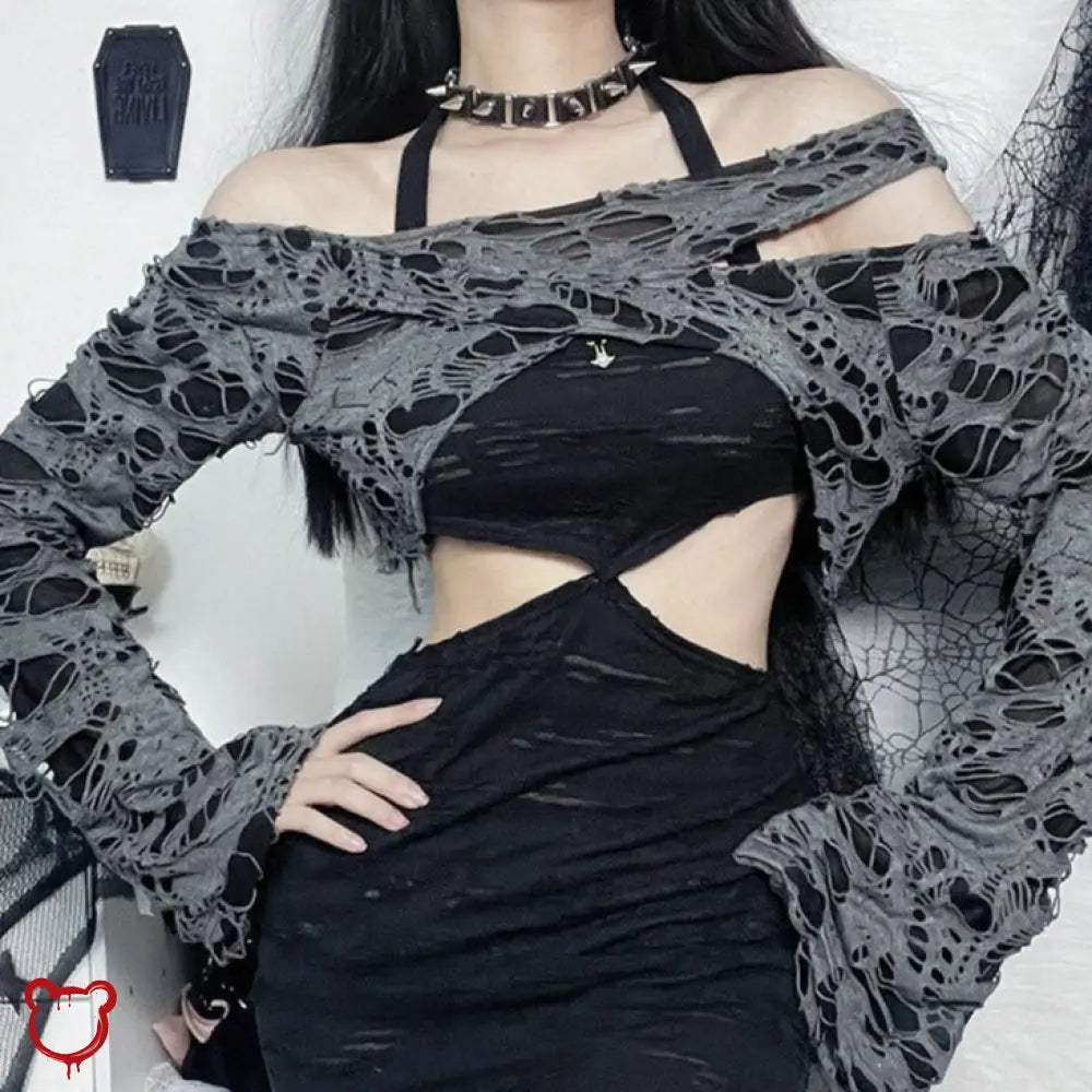 Cut Out Coordinated Outfit Black / S Clothing