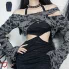 Cut Out Coordinated Outfit Black / S Clothing