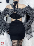Cut Out Coordinated Outfit Clothing