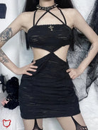 Cut Out Coordinated Outfit Clothing