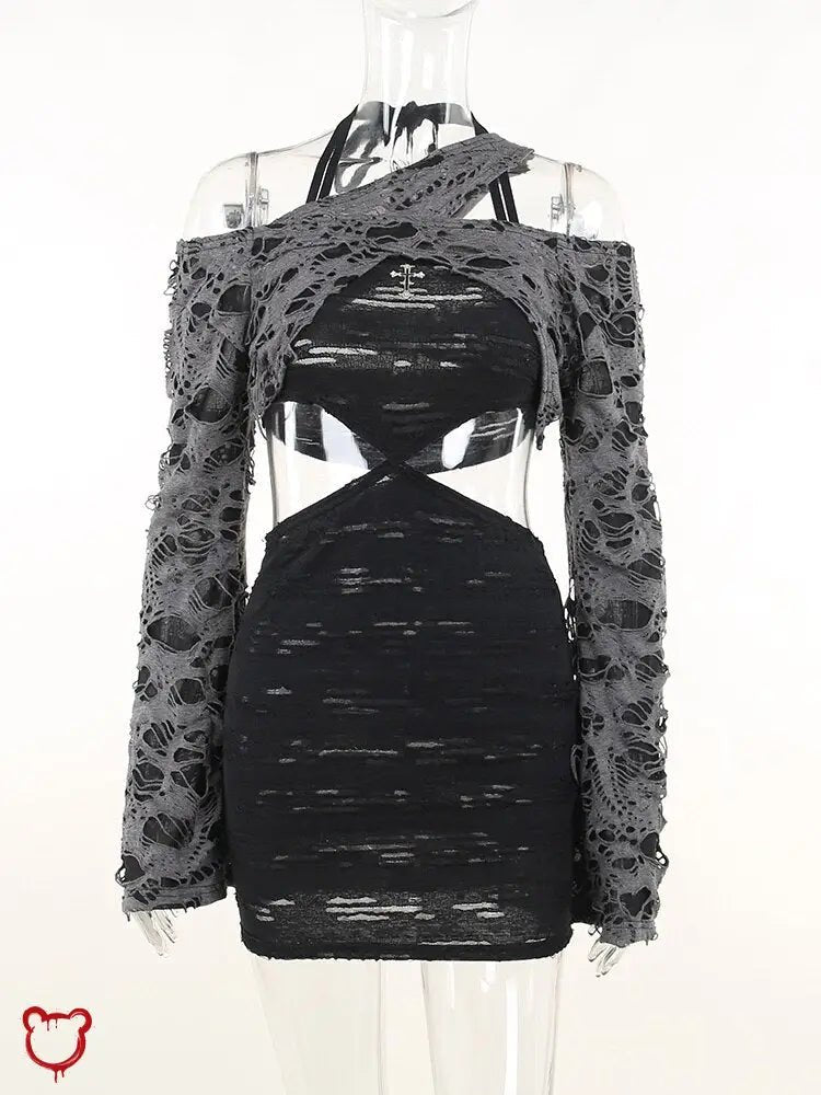 "Cut Out Coordinated Outfit" - The Cursed Closet