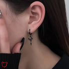 Cute Ghost Earrings - Black - The Cursed Closet