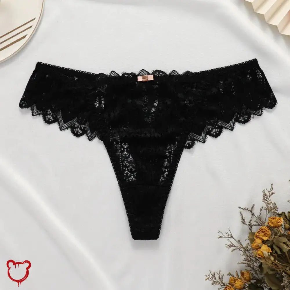 Cute Lace Black Undies - The Cursed Closet