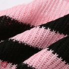 Cute Pink and Black Knit Top - The Cursed Closet