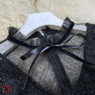 Cyclone Gothic Bow Dress - The Cursed Closet