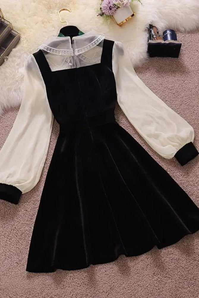 Dahlia Gothic Shirt Dress - The Cursed Closet